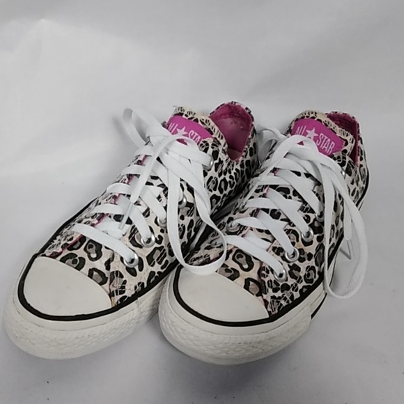 leopard print converse size 7